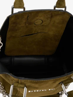 Sac "Little Chamallow" En Daim Olive -barbarabui Soldes Magasin barbara bui F6751CVF 37 image 4 f6cdcc14 28b5 4b45 bda5 791fedf18a47