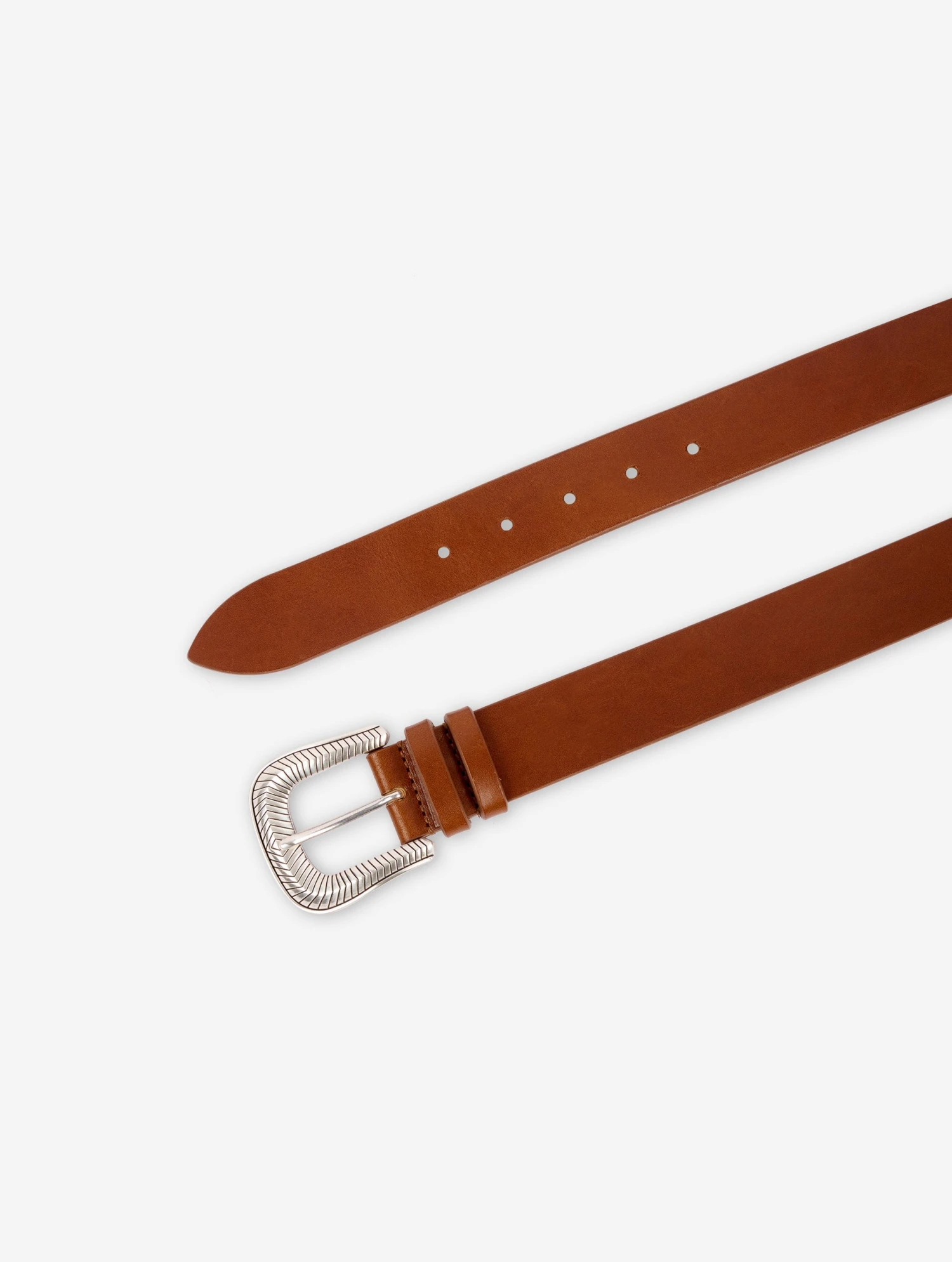 Ceinture Moyenne En Cuir Cognac 2 Ceinture Moyenne En Cuir Cognac – Image 2
