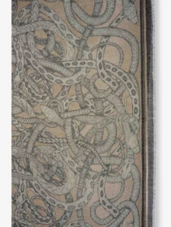 Foulard à Imprimé "snake" Métallisé -barbarabui Soldes Magasin barbara bui F9019FRU 6027 additional