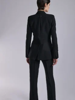 Veste à Manches Zippées En Crêpe Et Cuir Noire -barbarabui Soldes Magasin barbara bui G1202EEAC 1010 image 2 8a7130f4 9192 491d b942 bacd468468c0