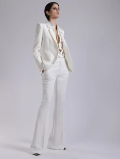 Veste à Manches Zippées En Crêpe Et Satin Ivoire -barbarabui Soldes Magasin barbara bui G1202EEA 1111 image 3 8e7c69de 4274 46cb 9053 4203398bb12f