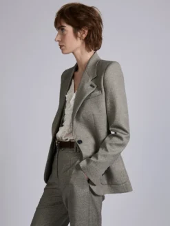 Veste Cintrée à Micro Chevrons Grise 9 Veste Cintrée à Micro Chevrons Grise -barbarabui Soldes Magasin barbara bui G1205GEF 51 image 4 b78eaf4d 5aa4 4a85 ac13 c9a97eef9466