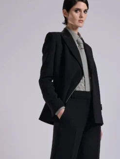 Veste Zippée En Crêpe Et Cuir Noir -barbarabui Soldes Magasin barbara bui G1230EEAC 1010 image 6 2da9b858 6a20 42cc a453 94c67db2be30