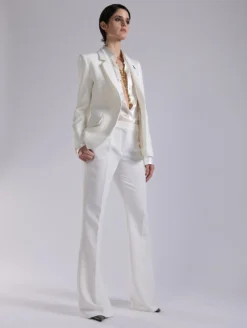 Pantalon Bootleg En Crêpe Ivoire -barbarabui Soldes Magasin barbara bui G1616EEA 11 image 4 3124eae0 86ed 4728 84cd adba95177ceb