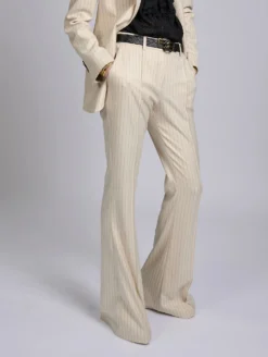 Pantalon Bootleg à Rayures Tennis Crème Et Cuivre -barbarabui Soldes Magasin barbara bui G1617GEJ 21 image 1 bbaaf0b2 1446 4c8a 8e2b bd8cc1a8e113