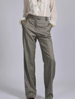 Pantalon Taille Haute à Micro Chevrons Gris -barbarabui Soldes Magasin barbara bui G1626GEF 51 additional 30952be6 45b2 4f2e bd2c aaa0f9df9e89