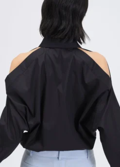 Chemise à épaules Dénudées En Popeline De Coton -barbarabui Soldes Magasin x1407ghp 10 additional 2