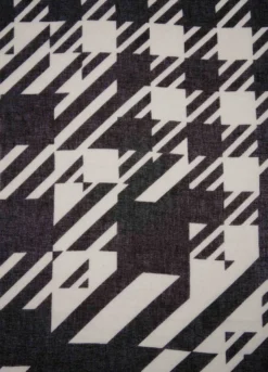 Foulard Imprimé "Check" Noir Et Blanc -barbarabui Soldes Magasin y9030yrz 2210 small image