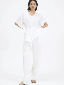 Tee-shirt En Jersey De Coton Asymétrique -barbarabui Soldes Magasin z1465gmf 01 small image